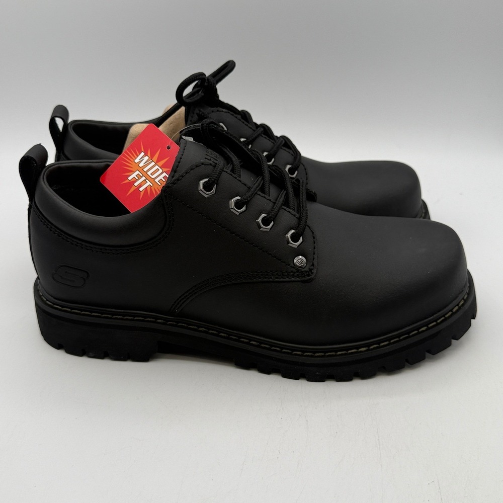 Skechers Tom Cats Shoes Mens Size 8 Black Black Utility 6618EW/BOL
